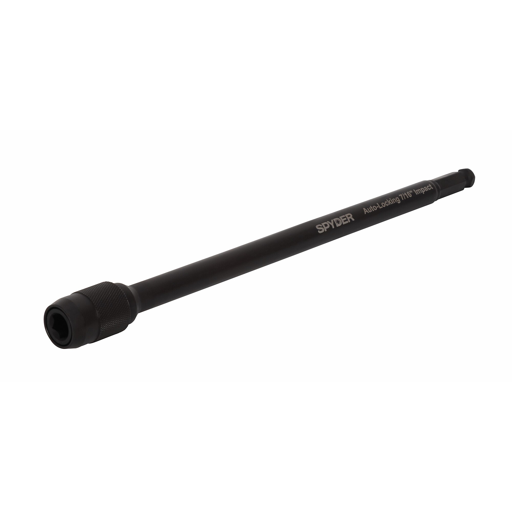 Spyder Quick Change Bit Holder Extension — 12in. Length, 7/16in. Hex, Auto-Locking Sleeve, Impact-Rated, Model# 19178
